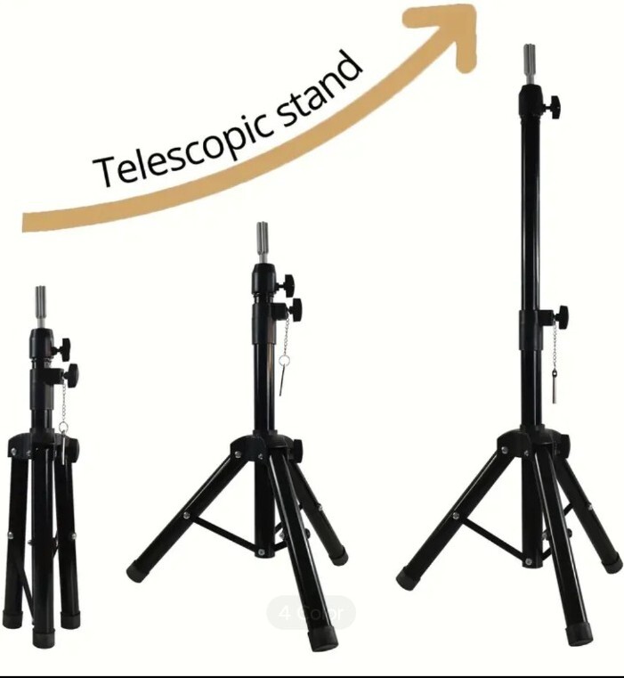 Heavy duty Wig stand Training Head Tripod Salon Model Holder