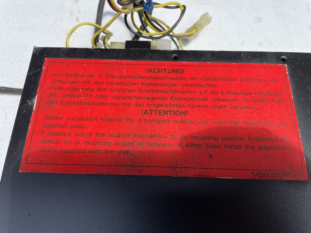 OEM BMW E36 CONVERTIBLE CD CHANGER BOOT, HOLDER HANDLE COMPARTMENT And Bracket