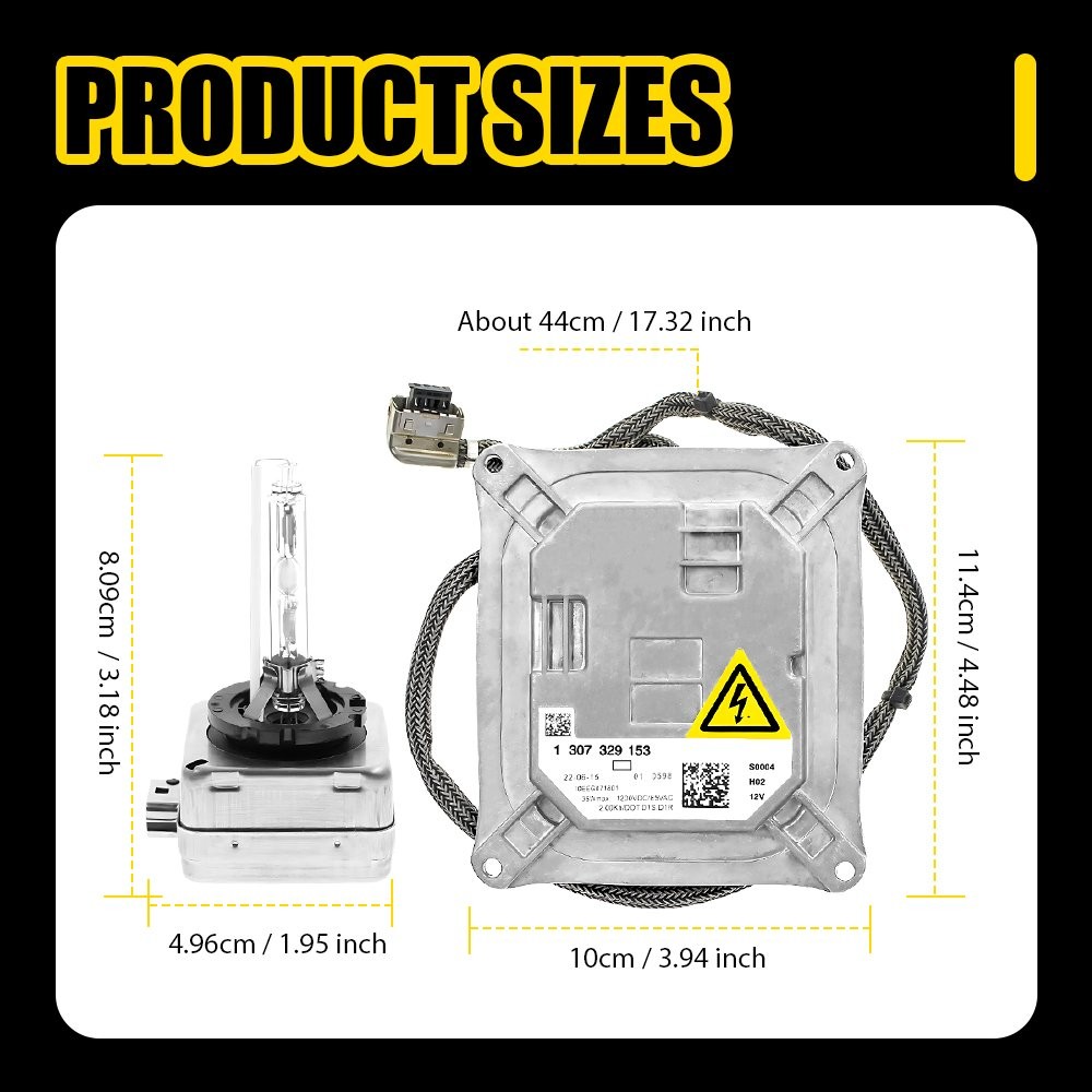HID Xenon Headlight Ballast Control D1S Blubs For BMW E63 E64 E70 E90 E92 E93