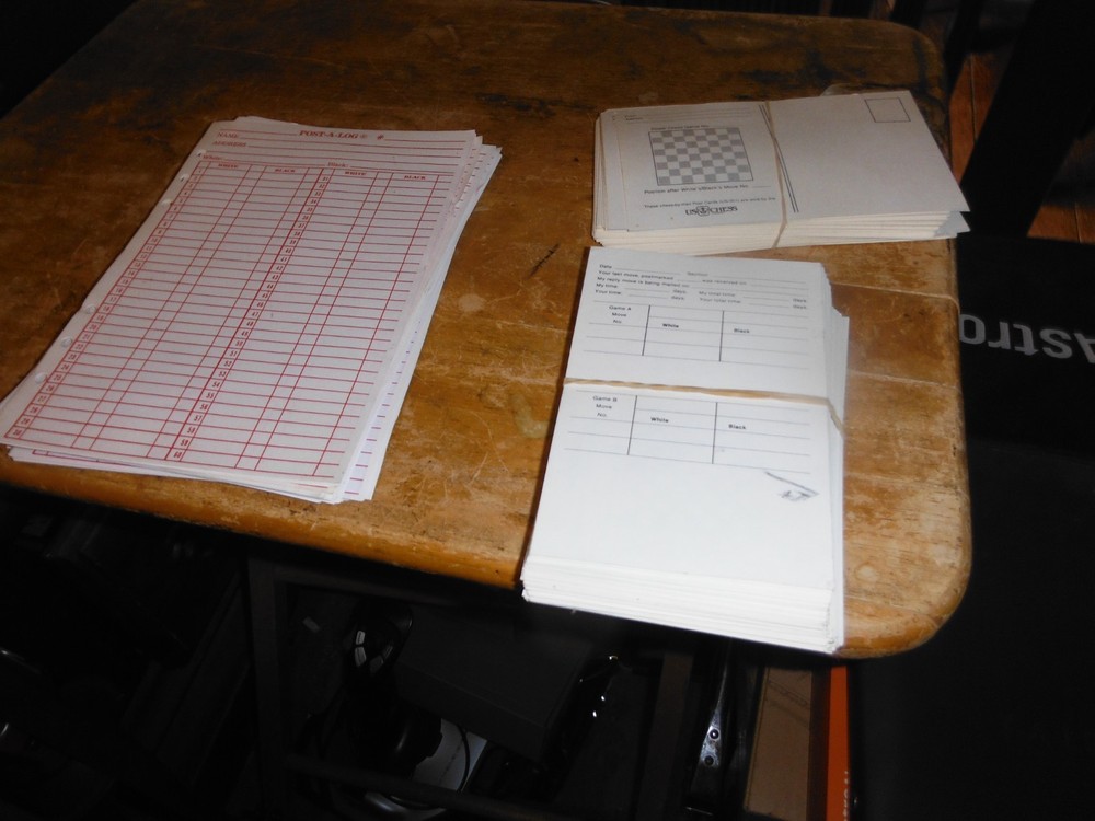 Vintage US Chess Postal Chess Recorder