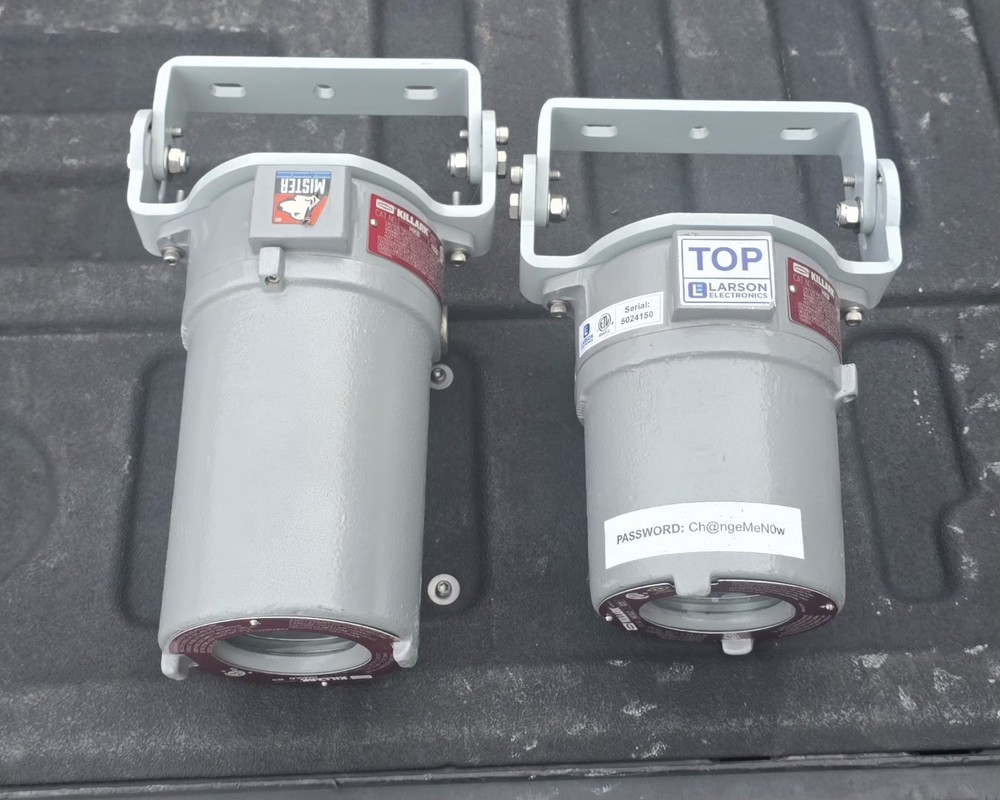 Killark Larson Explosion Proof Container Camera For Extraction 4mp 20fps IP66