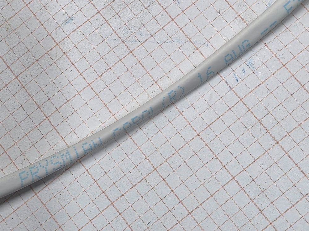 Carol E3512S 16/2C Solid Plenum Fire Alarm/Security Cable Wire FPLP White /100ft