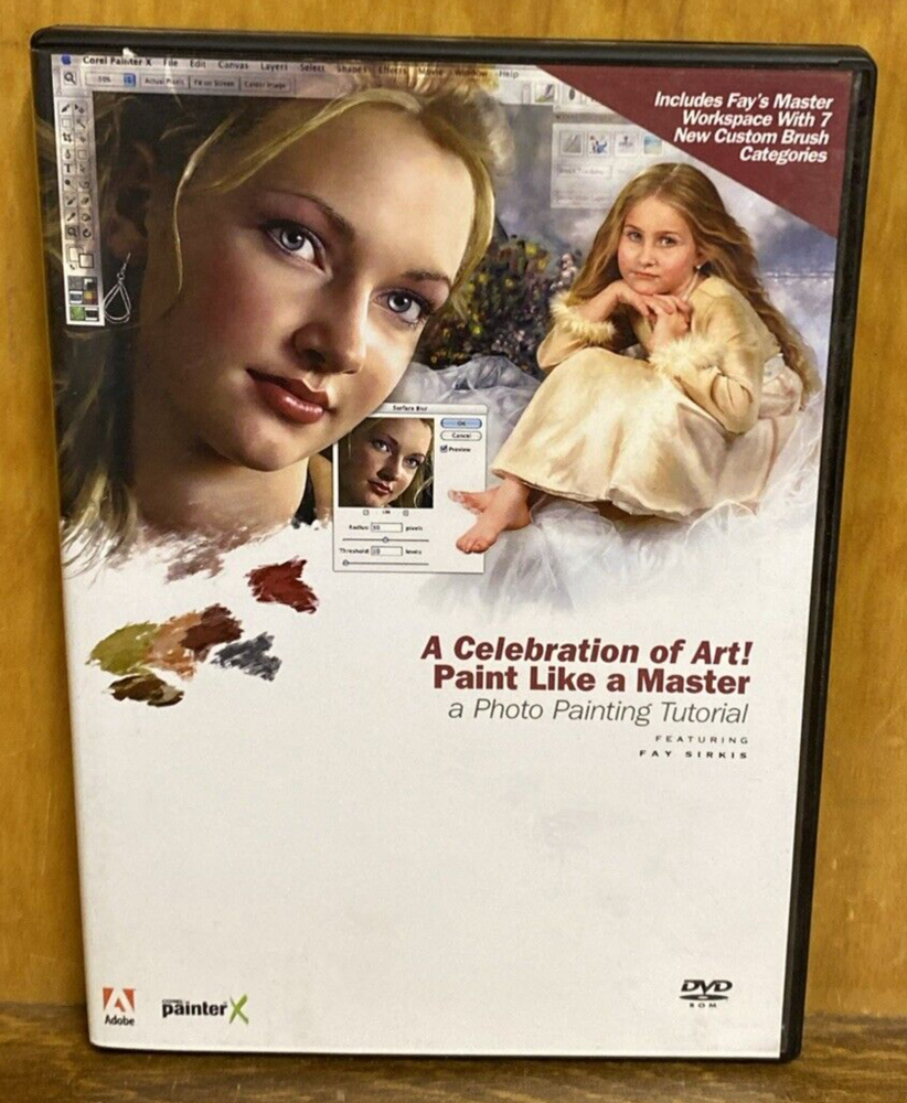 A Celebration Of Art ! Wedding Portraits Faces Tutorial DVD Adobe Painter