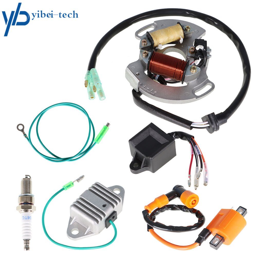 For Yamaha Blaster YFS200 1997-2001 Ignition Spark Plug CDI Regulator&Stator ATV