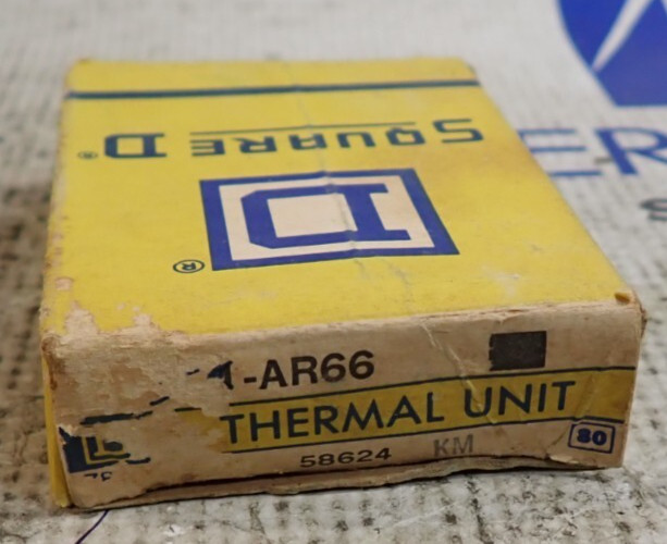 1 New - Square D AR66 Overload Relay Thermal Unit Heater