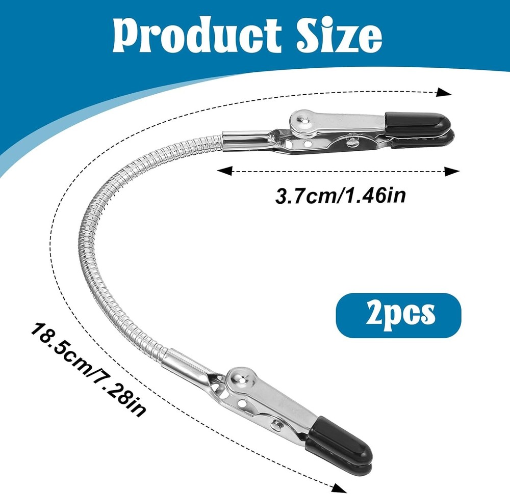 Soldering Helping Hands 2Pcs Double Ended Clamp Tool