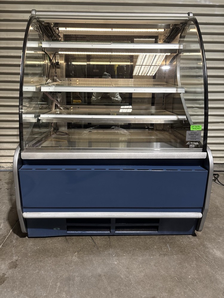 Structural Concepts HV38R Curved Glass Refrigerated Lighted Bakery Display Case
