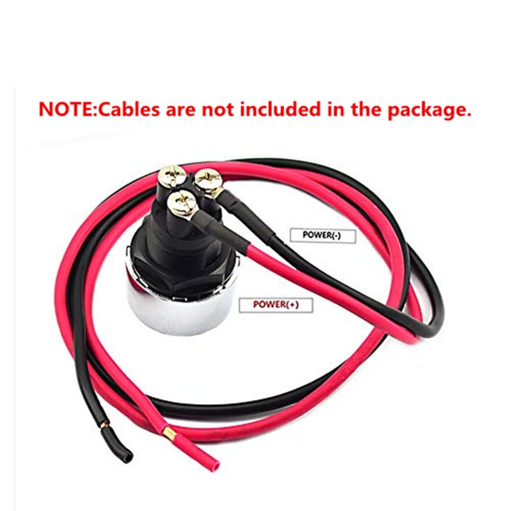 Start Switch 12v DC 50A Blue Car Start Engine Button Stater，Jtron Push Button...