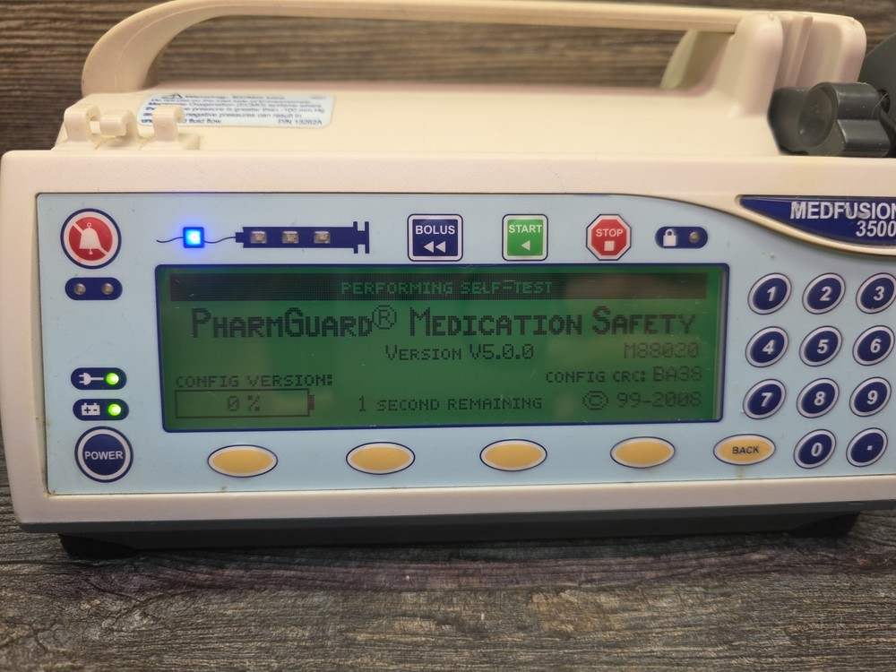 Medfusion 3500 Software Version 5.0.0 Unit Power Tested Only