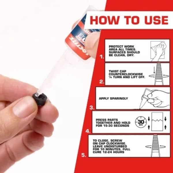 Strong Hold Super Glue, Clear, 0.35 fl oz, 6 Pack