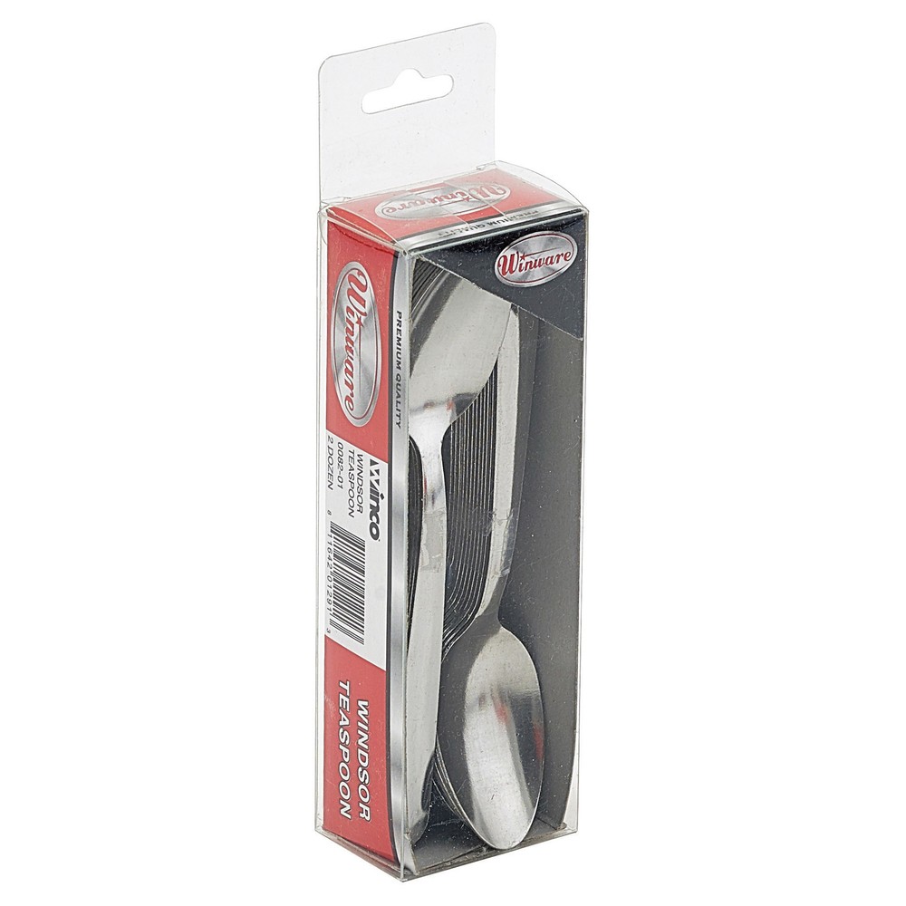 Windsor Teaspoon, 2doz/pk, 18/0 Medium Weight (24 Pack)