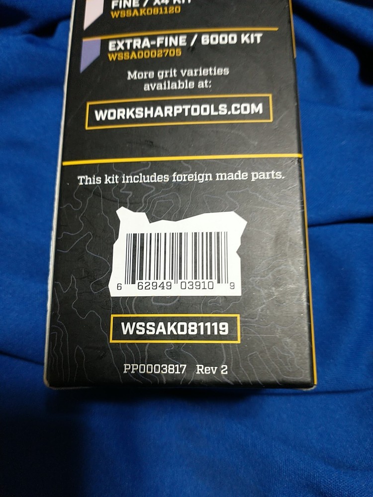 Work Sharp Knife & Tool Sharpener MEDIUM Grit Replacement Belt Kit WSSAK081119