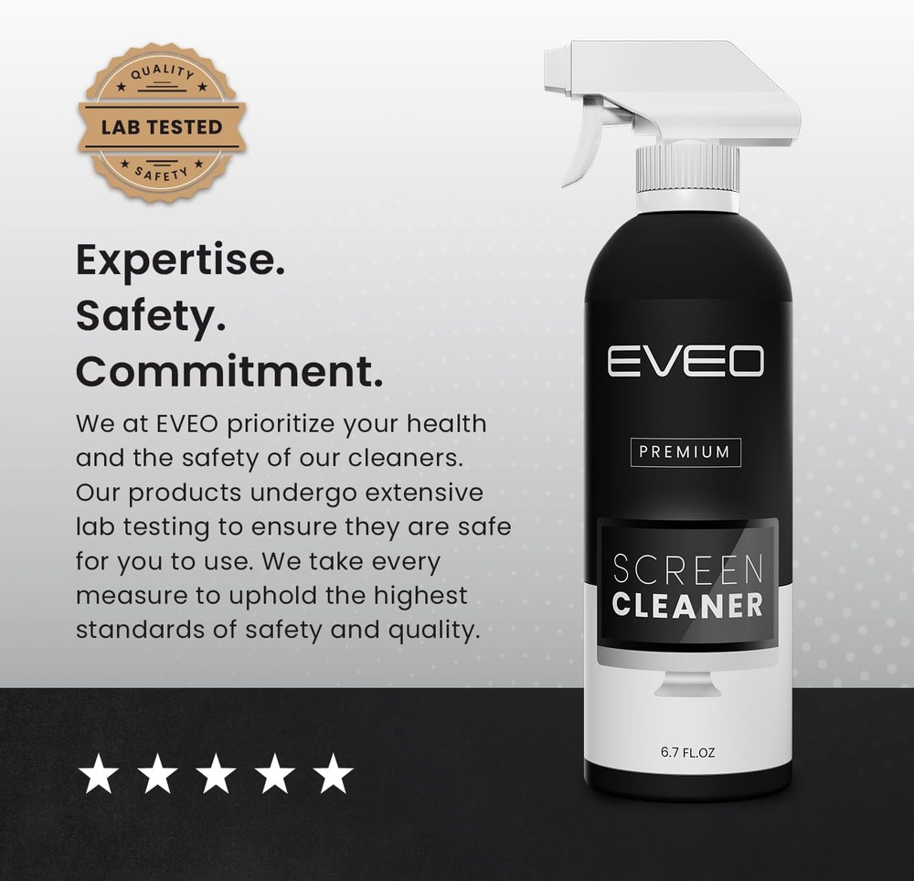 Screen Cleaner Spray - Large Screen Cleaner Bottle - TV Screen Cleaner, Computer