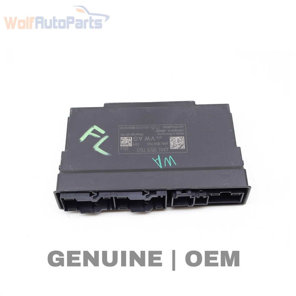 2018-2019 PORSCHE CAYENNE - Front LEFT SEAT Control Module 4M4959760