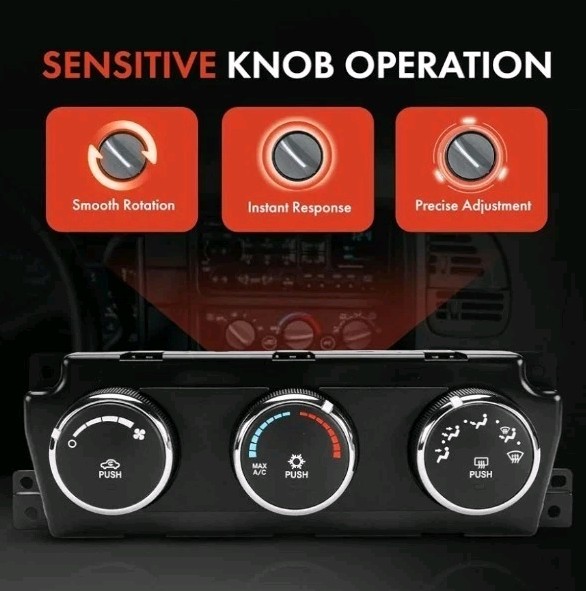 Heater Climate Control Panel Module Compatible with Dodge Ram 1500 2009-2010