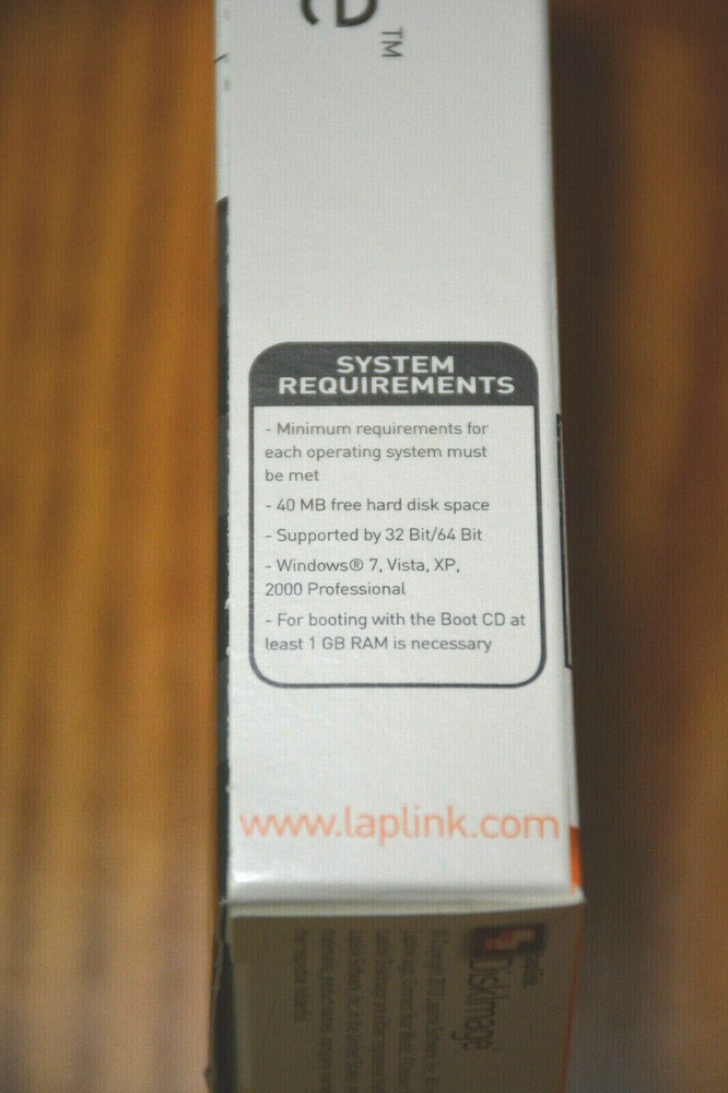Brand new, sealed, Laplink Disk Image Backup & Recovery Software.