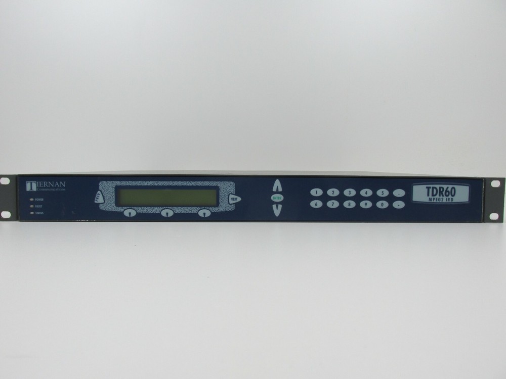 Tiernan TDR 60 IRD MPEG2-DVB receiver decoder TDR60