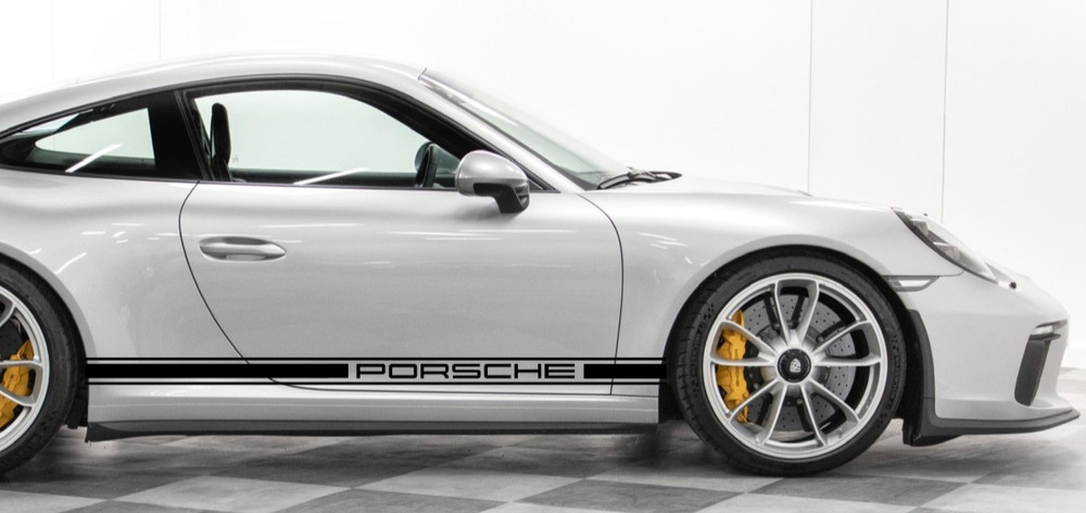 Side Stripe Custom Side Decals Graphics Compatible with Porsche 911 991 991.2