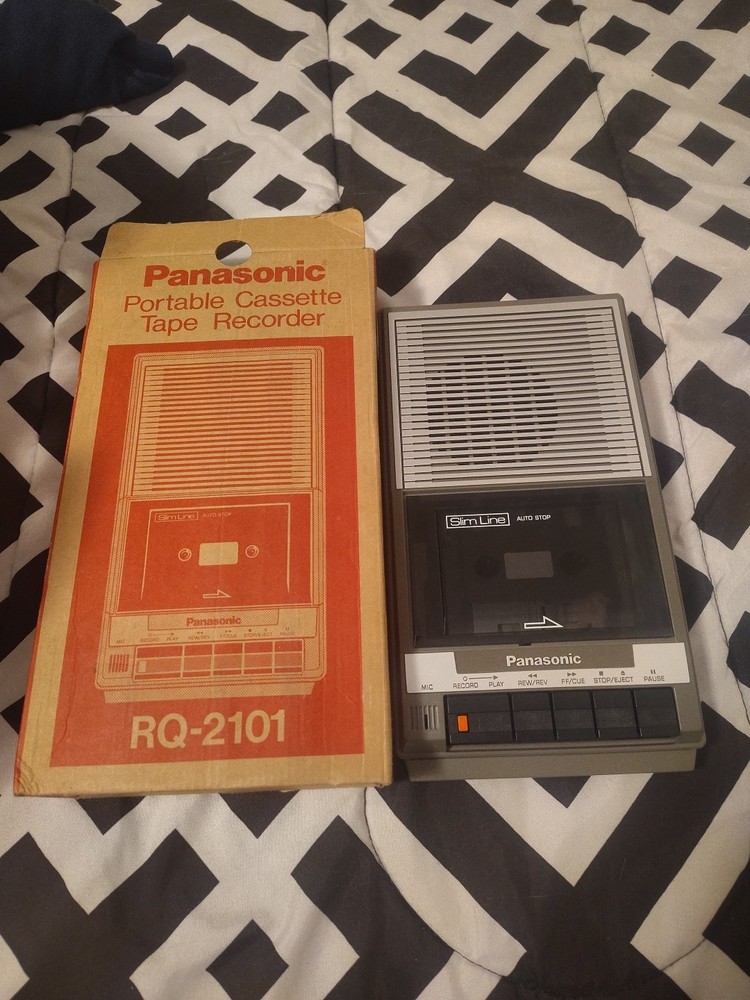 Panasonic Portable Cassette Tape Recorder