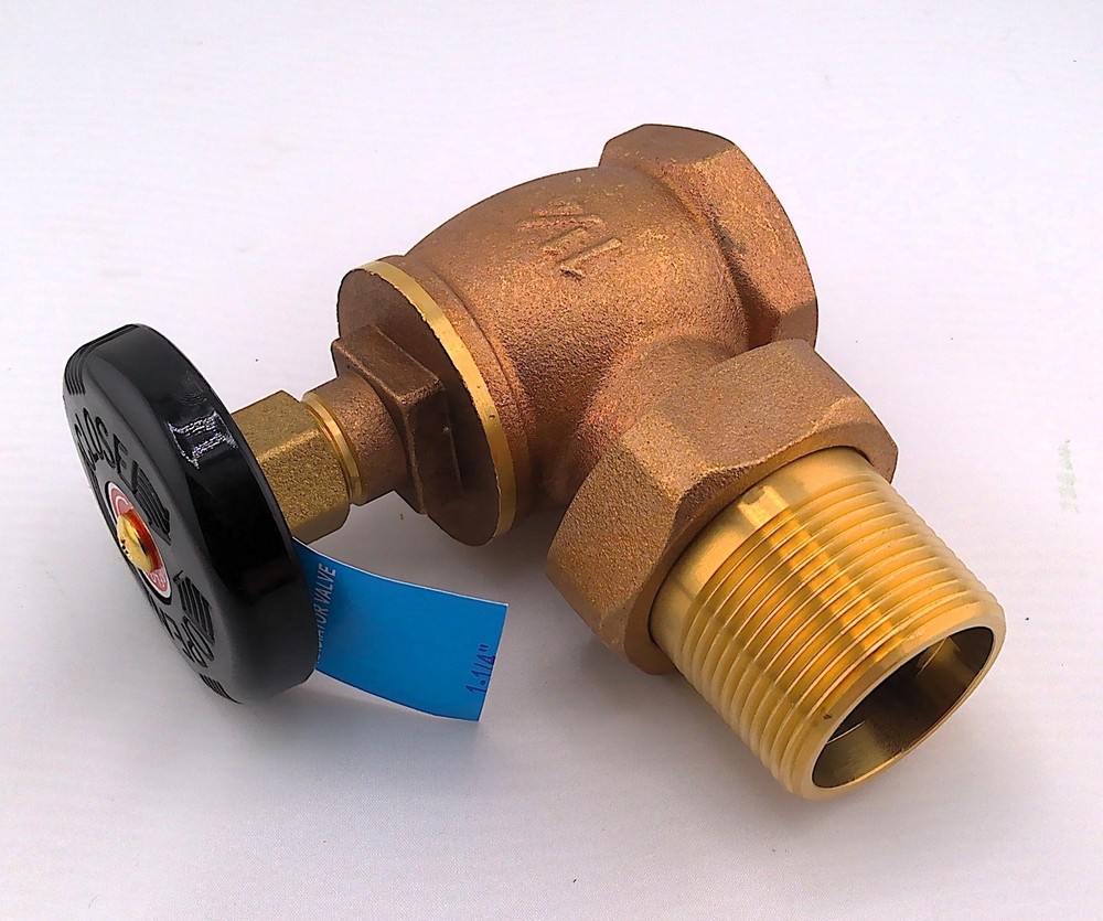 1 1/4” Angle Steam Radiator Valve Threaded Connection shutoff