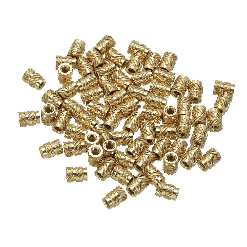 70pcs M2.5 Metal Threaded Inserts FOR PLASTIC 3D PRINTING COMPONENTS