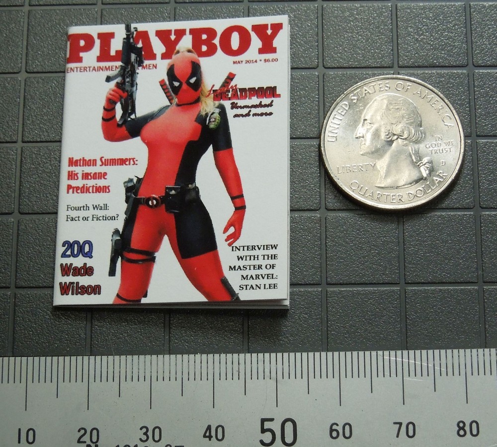 1/6 Scale Custom Playboy - Lady Deadpool - full interior, Deadpool Wade Wilson