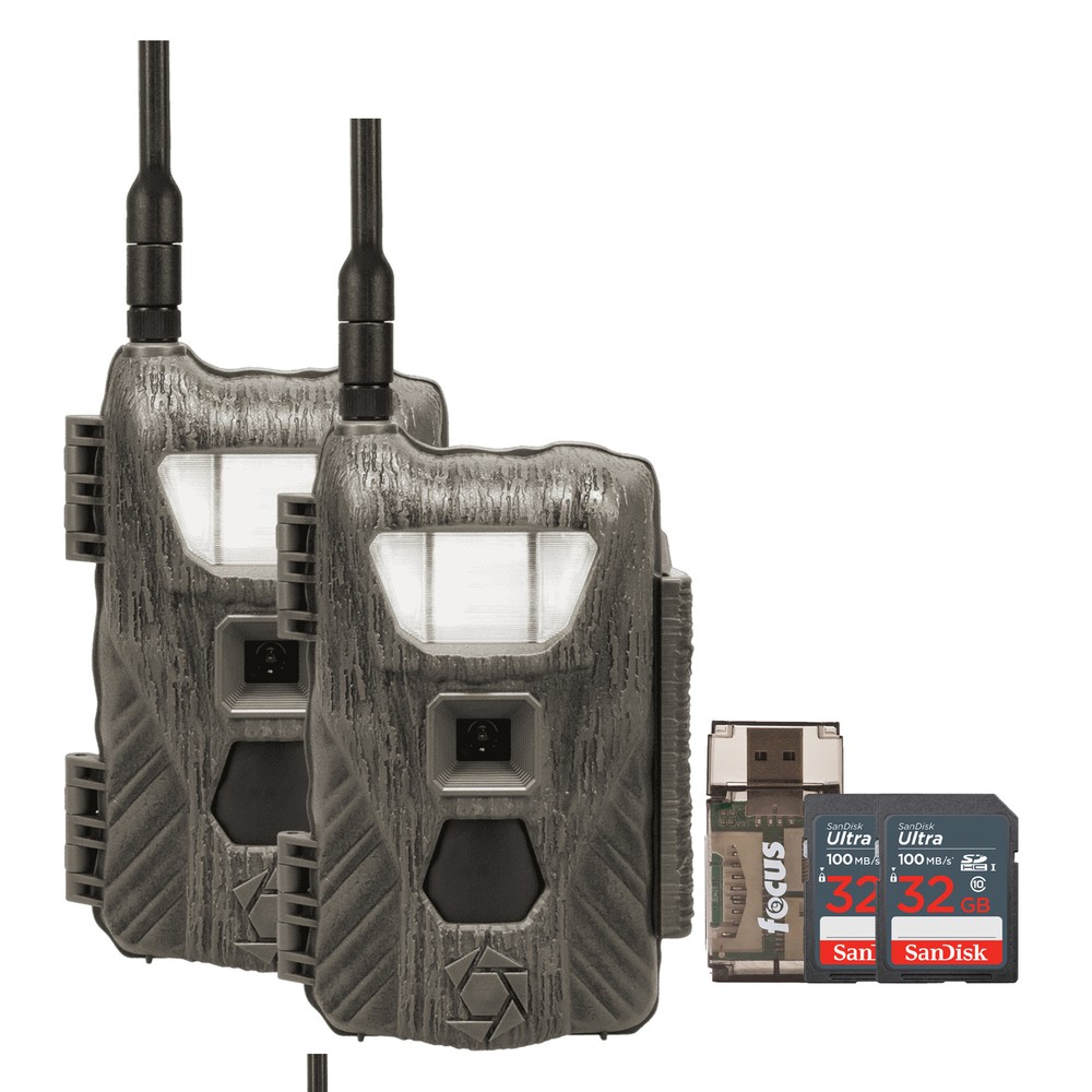 Stealth Cam Flashback White Flash Cellular Trail Camera 2-Pack Bundle