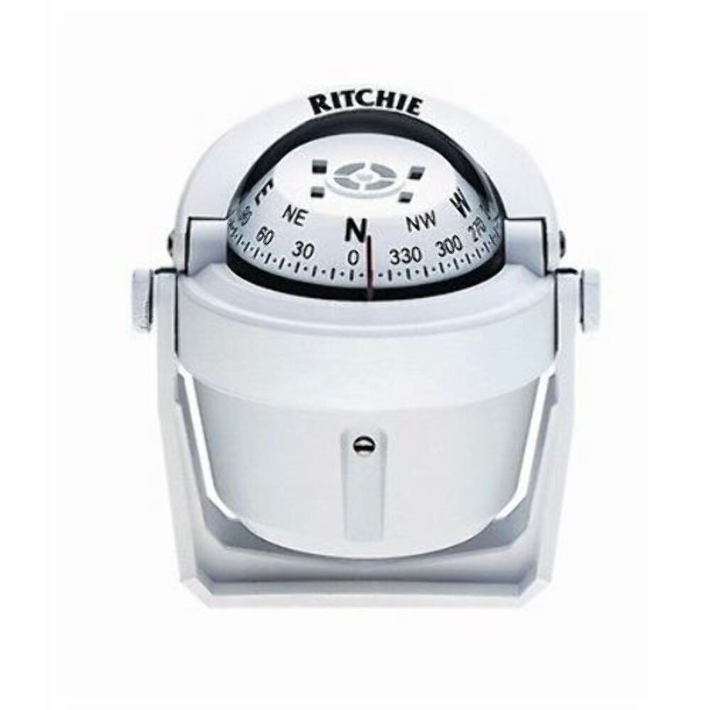 Ritchie Explorer Compass B-51-W Bracket Mount Designer White MD