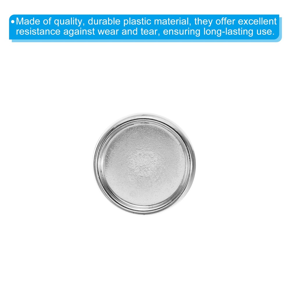 19mm Book Binding Discs 22pcs Discbound Expansion Discs Plating Round, Silver