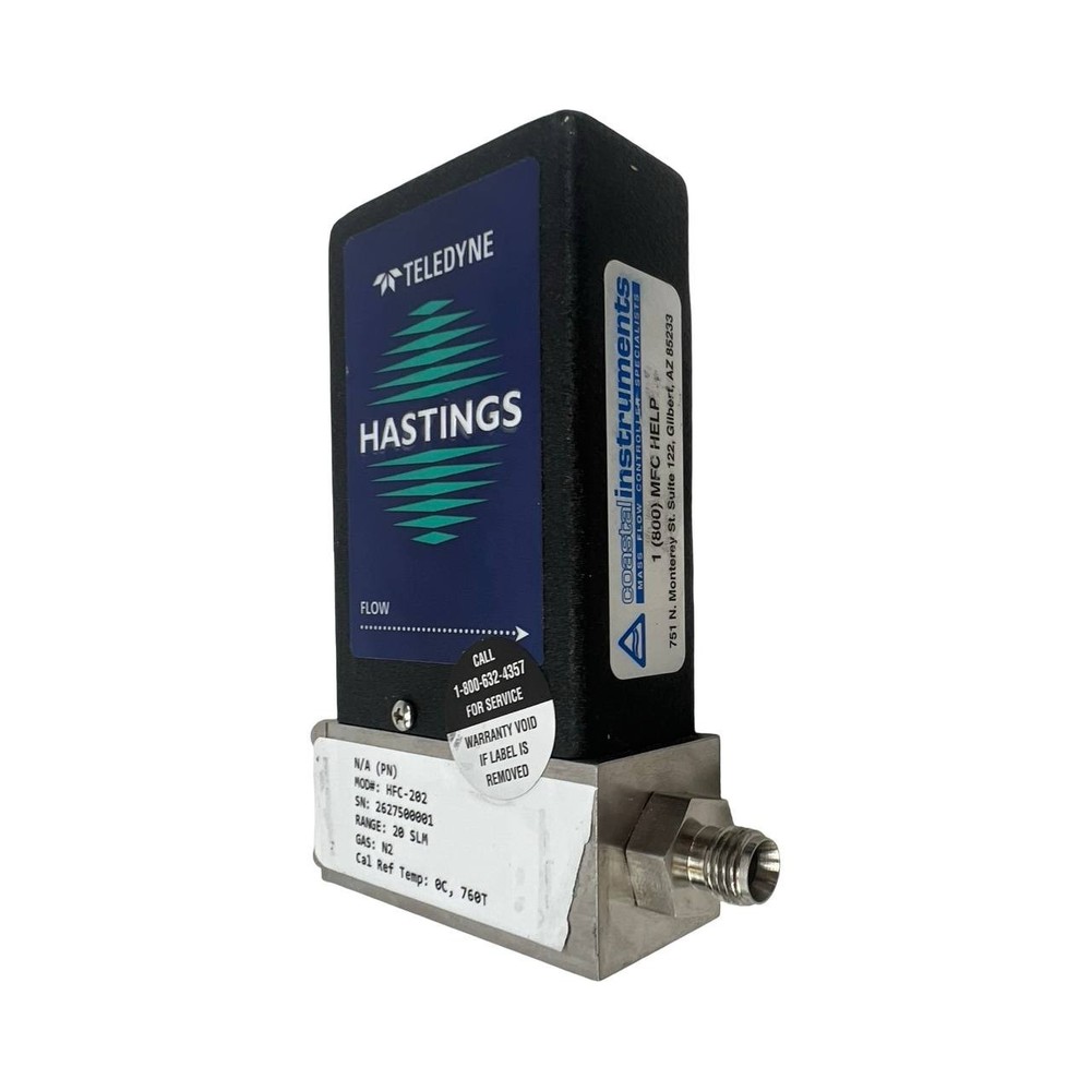 Teledyne Hastings model HFC-202 Mass Flow Controller Meter for Low Flow