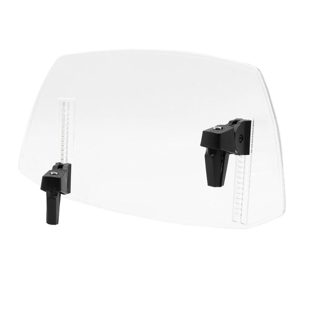 Motorcycle Extension Windscreen Deflector Adjustable Clip-on Win ZLAN