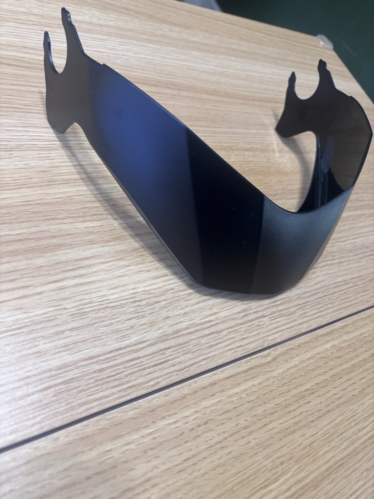 LS2 Verso Helmet Replacement Visor Peak Matte Black