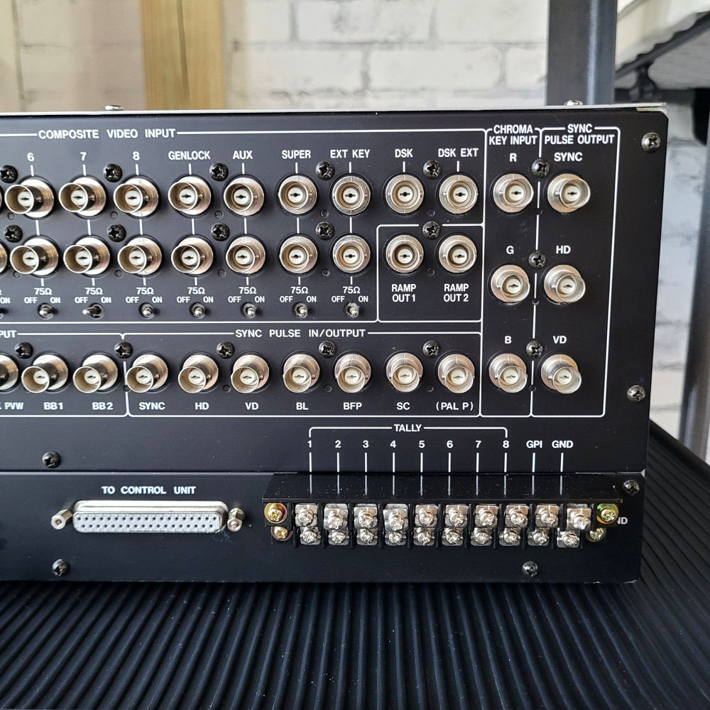 JVC KM-2500 Digital Special Effects Generator Controller W/ Main Unit Tested