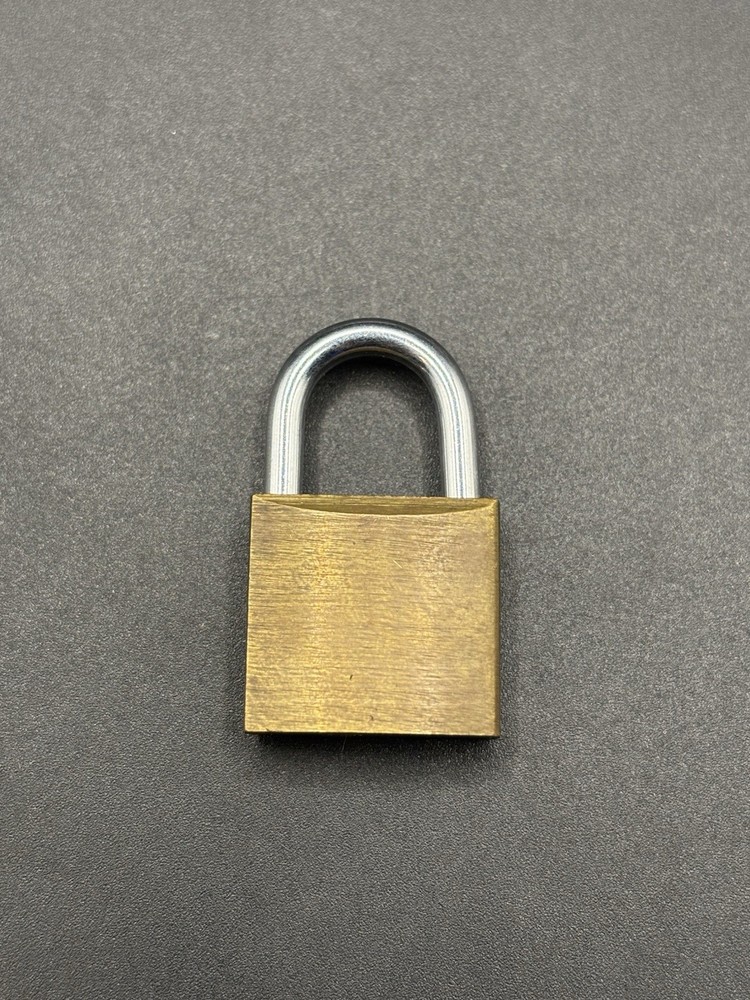 Ruger Brass Gun Lock Mini-Lock Padlock with 3 Replacement Keys