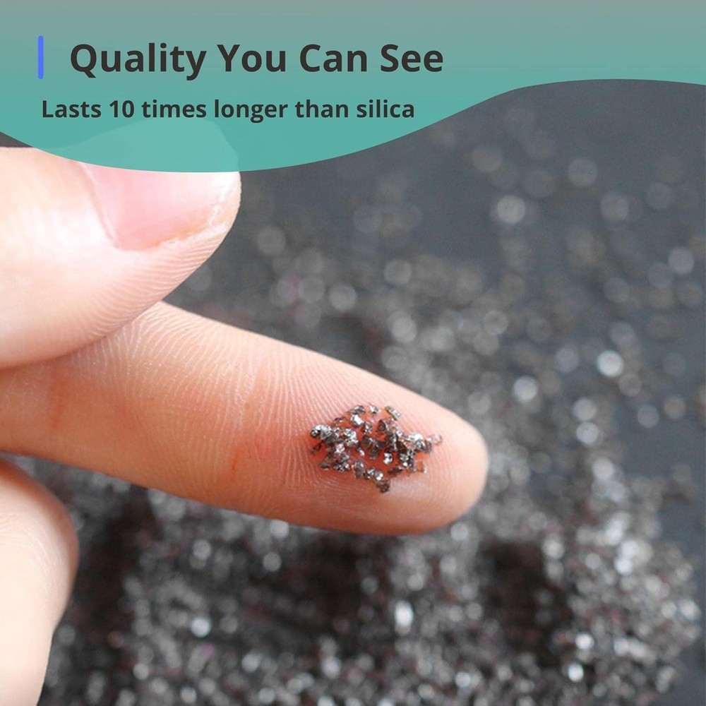 8 LBS Aluminum Oxide Blast Media - Durable 80 Grit Sand for Efficient Blasting
