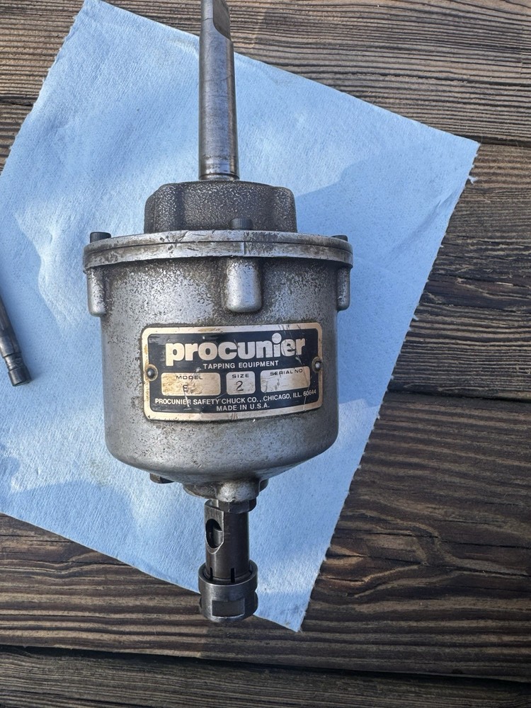 Procunier Model E Size 2 Tapping Head w/ Shank