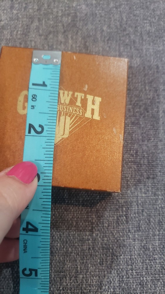 Pre-owned Brass Compass in Wooden Box