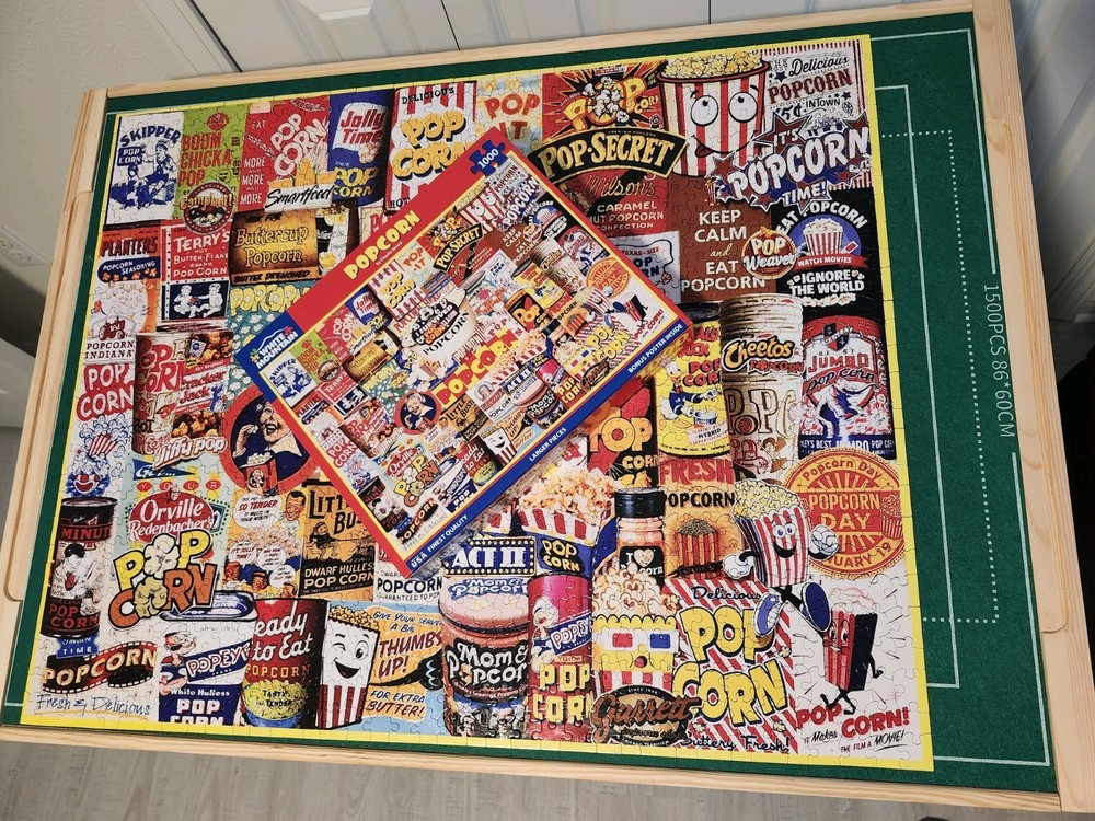 White Mountain Puzzle 1000 (popcorn)