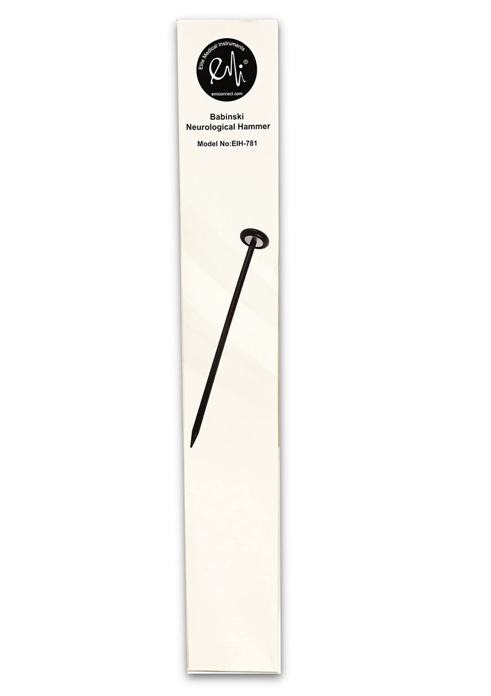 EMI Queen Square Neurological Reflex Hammer Pointed Tip Black EIH-781