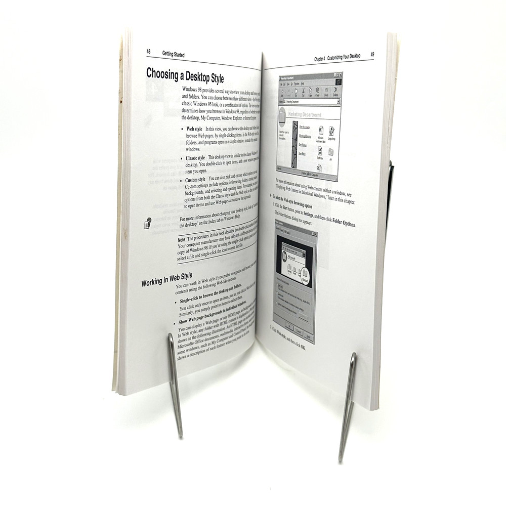 Microsoft Windows 98 Second Edition Getting Started Manual w/ COA Product Key