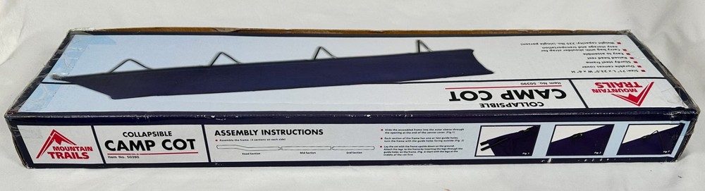NEW - Mountain Trails Collapsible Base Camp Cot