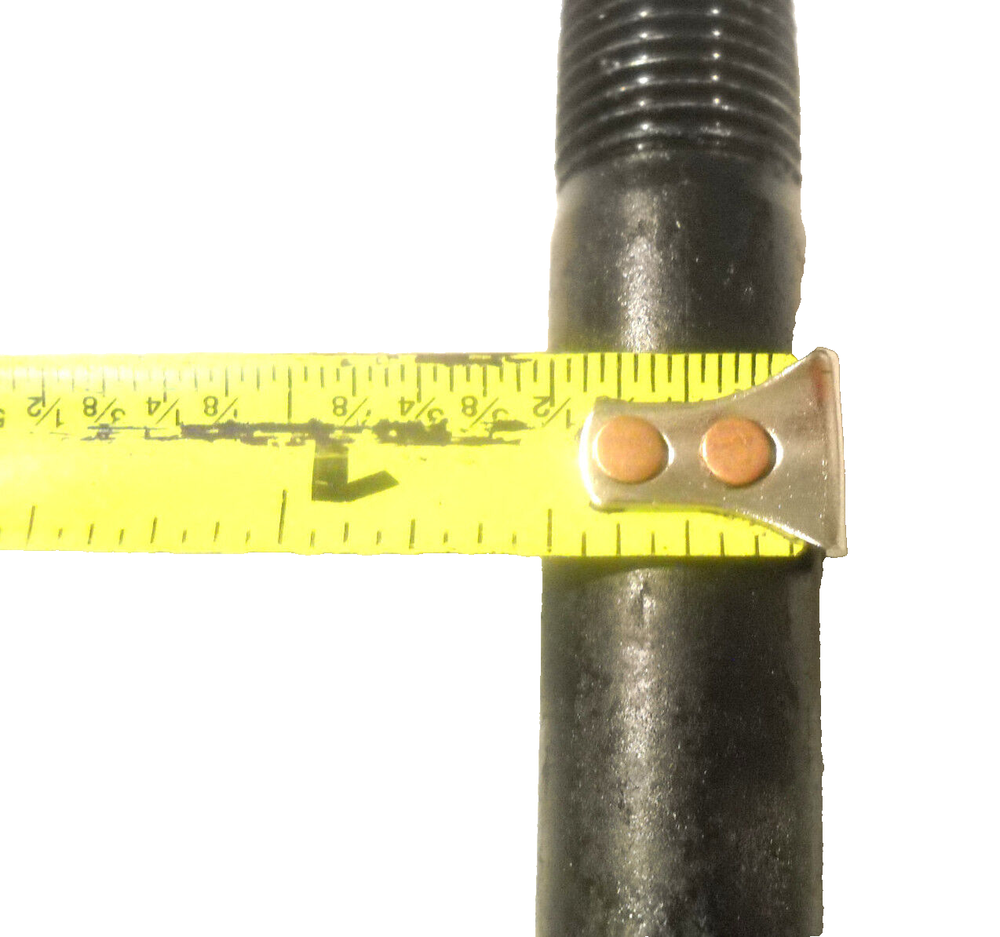 4 - Standard Shackle Bolts 9/16 x 3.5" w/Lock Nuts fits Dexter Trailer Axle