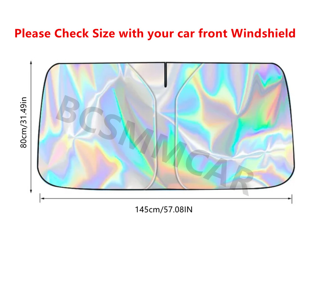 Foldable Car Windshield Sun Shade Shield Cover Summer Sun Visor UV Protector