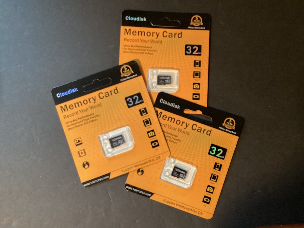 3 Pack Cloudisk Micro SD Card 32GB Memory Card
