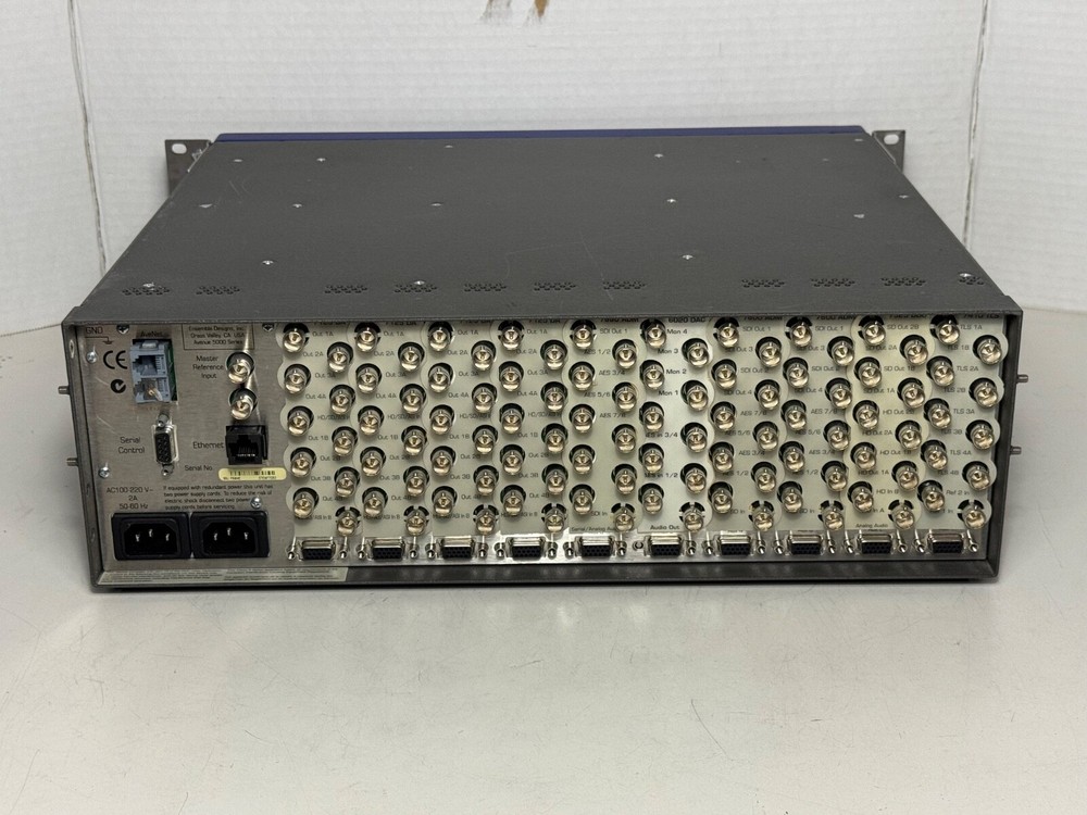 Ensemble AVenue 5000 Series 3RU System Fully loaded with cards