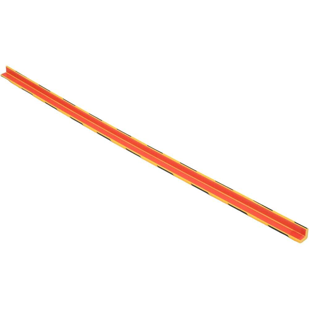PRO-SAFE Low Profile Polyurethane Corner Bumper Guard: Yellow/Black, 39" Long