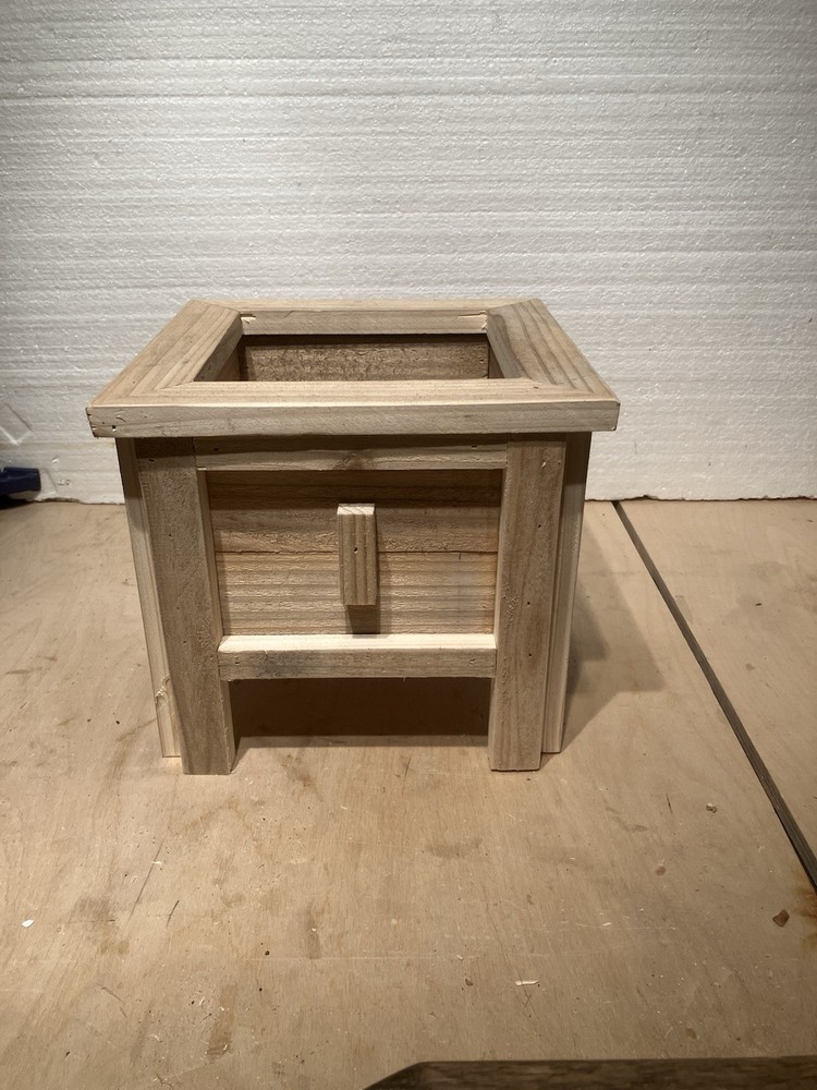 Rustic Wooden Cedar Planters Box Home Decor Storage Multipurpose