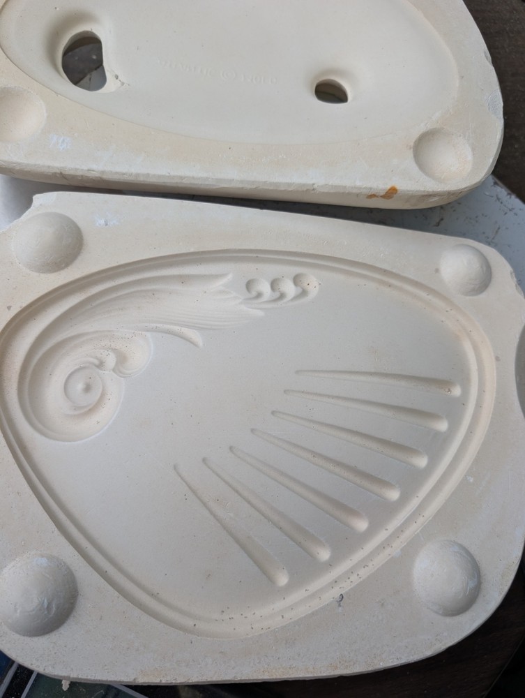 Large Tray Candy Dish Vintage Slip Casting Ceramic Mold