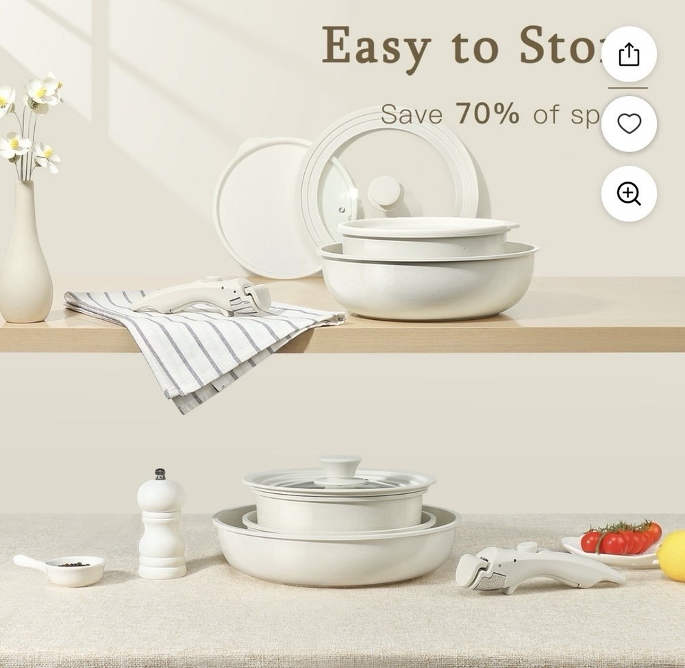 21-piece GIPP cookware set.