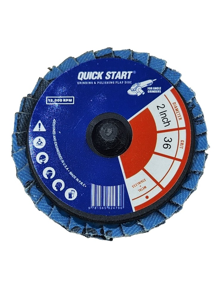 2" Mini Flap Discs - 30 Pack - 36 Grit - FREE SHIPPING